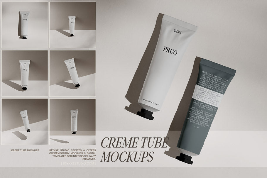 Modern Cosmetic | Creme Tube Mockup