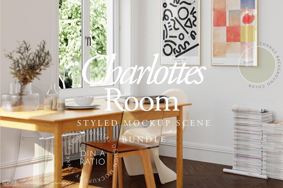 CHARLOTTE'S ROOM | Frame Interior Mockup
