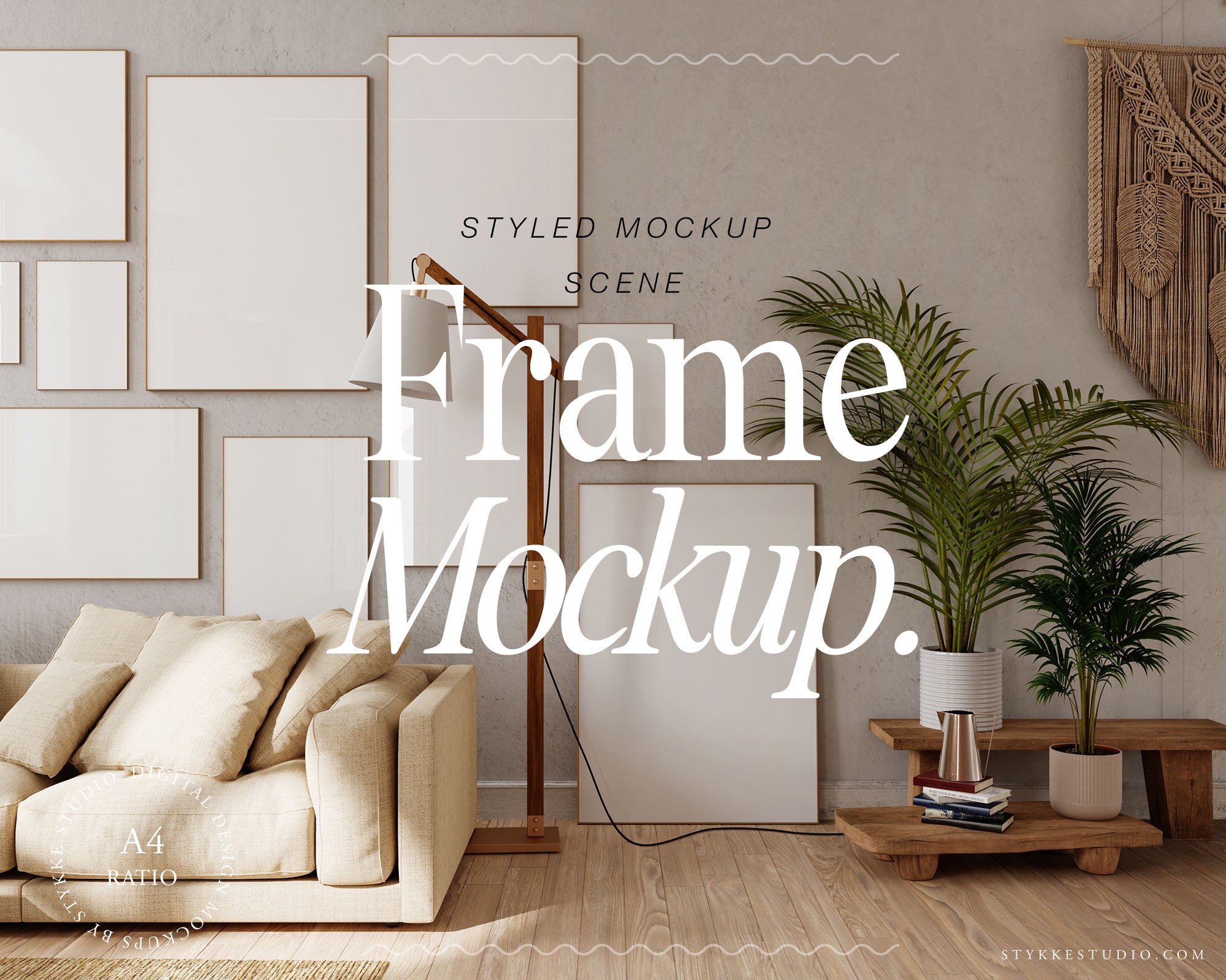 Leni's Room 35 Gallery Wall Frame Mockup Stykke Studio