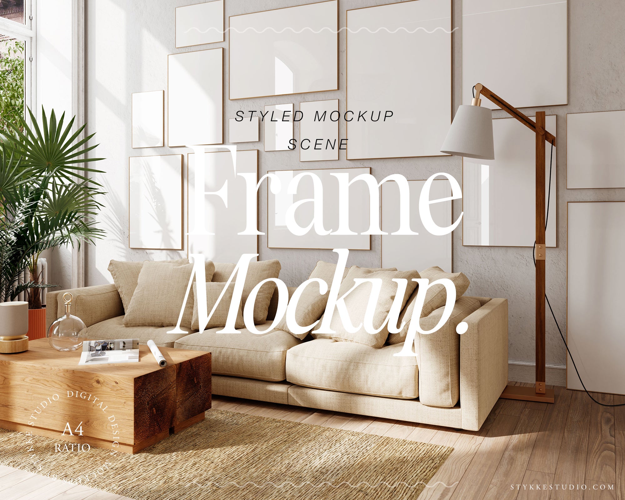 Living Room Mockup, Frame Mockup Graphic by VNMockupStudio · Creative  Fabrica