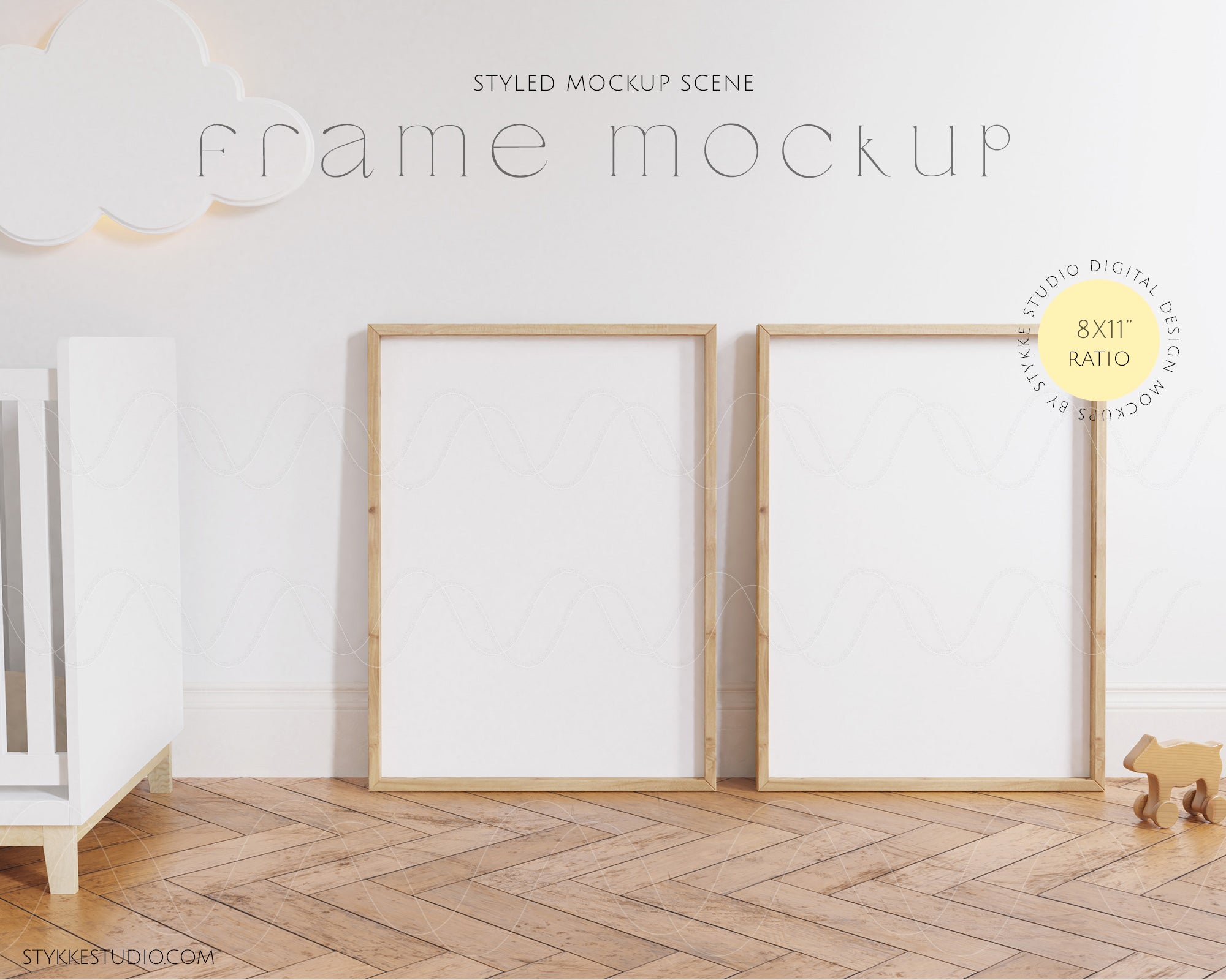 Nursery 01 | 2 Frame Single Mockup