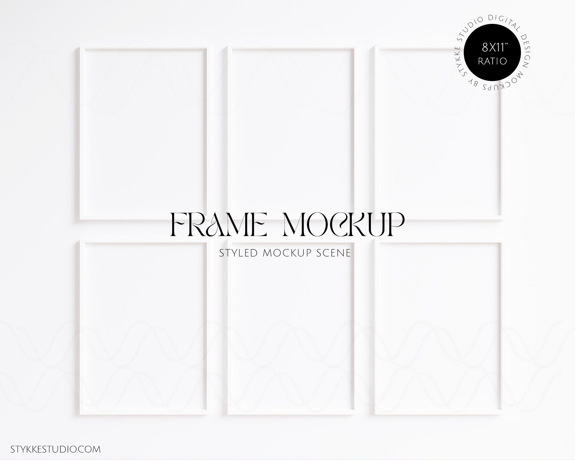 Black & White 07 | 6 Frame Single Mockup