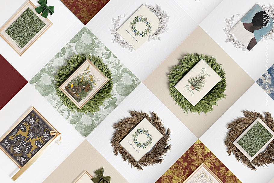 A LITTLE WINTER | frame & paper mockups