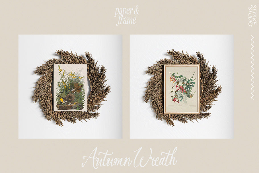 A LITTLE WINTER | frame & paper mockups