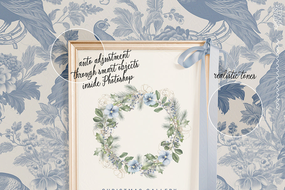 A LITTLE WINTER | frame & paper mockups