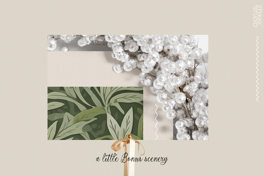 A LITTLE WINTER | frame & paper mockups