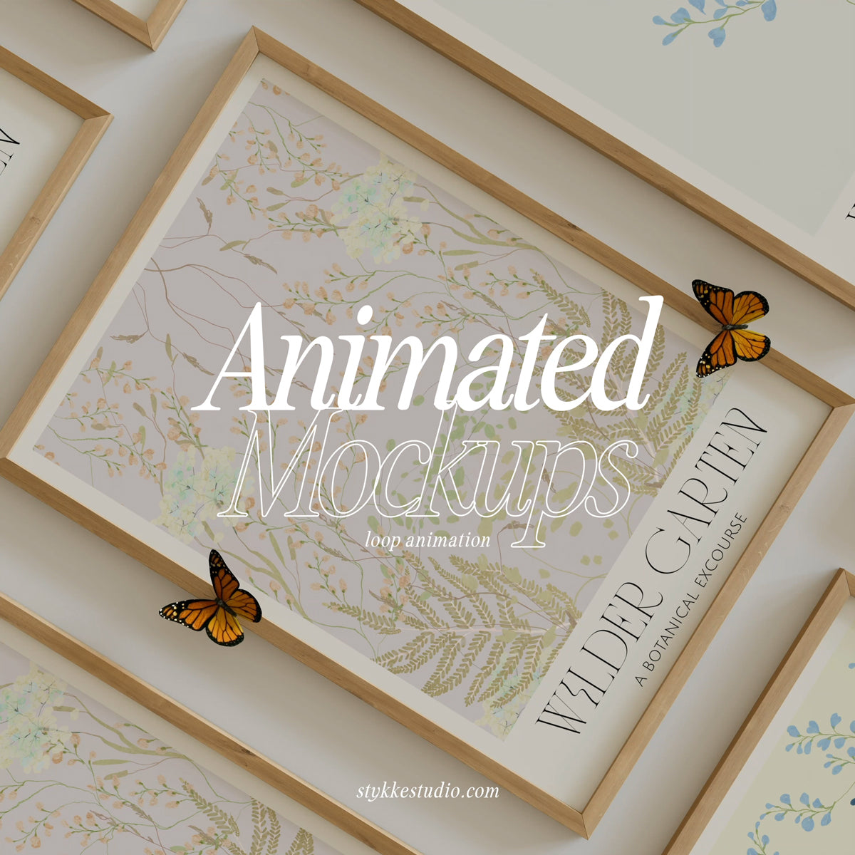 Animated Mockup | Butterfly 02