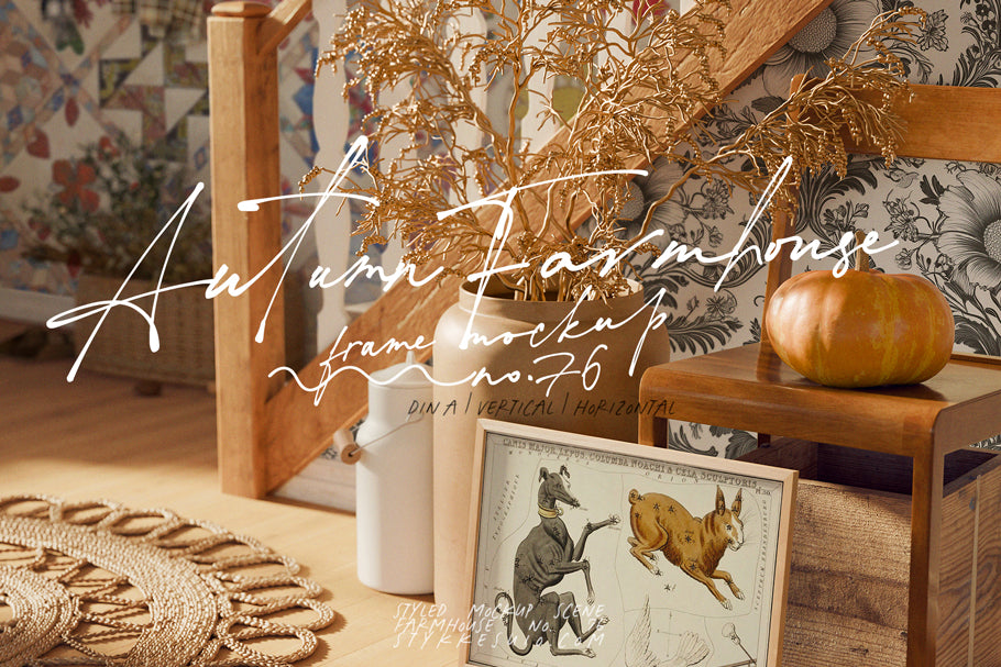 AUTUMN FARMHOUSE NO. 76 | Frame Mockup Set