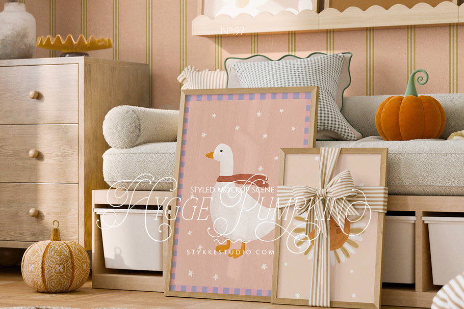 HYGGE PUMPKIN NO. 97 | Frame Mockup Set