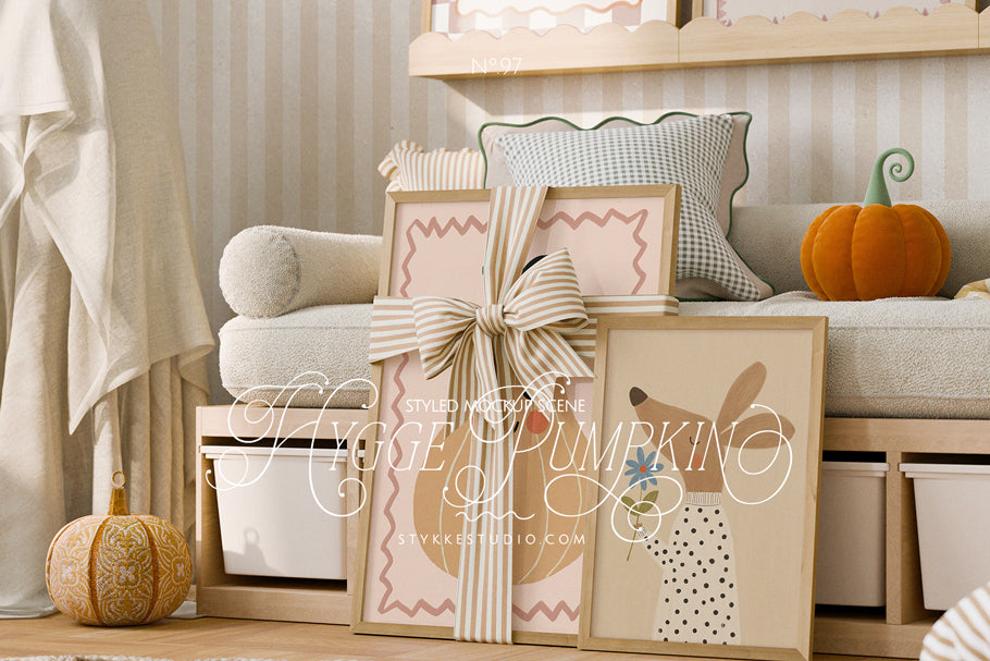 HYGGE PUMPKIN NO. 97 | Frame Mockup Set