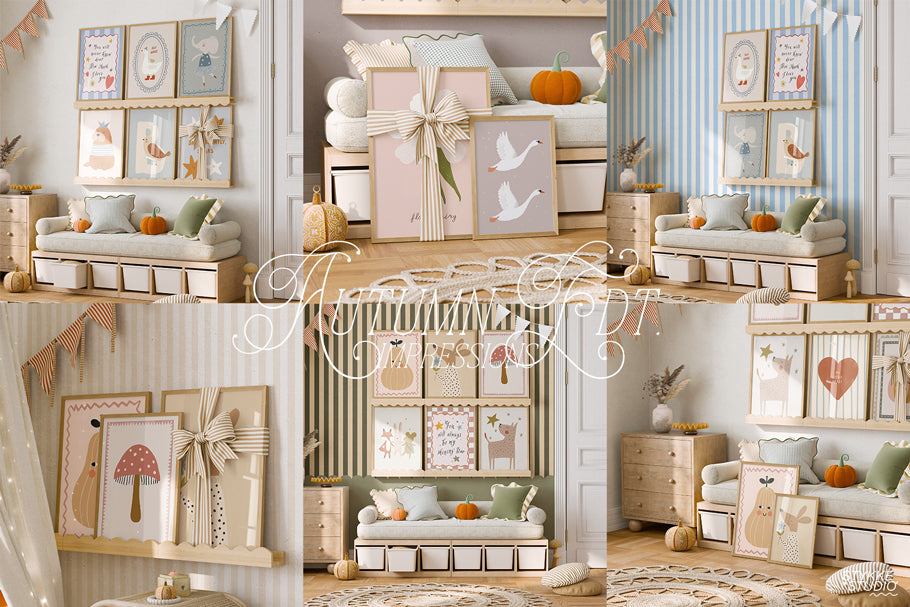 HYGGE PUMPKIN NO. 97 | Frame Mockup Set