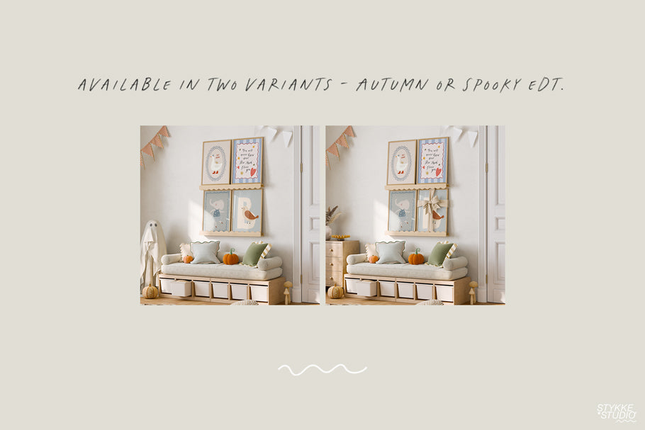 HYGGE PUMPKIN NO. 97 | Frame Mockup Set