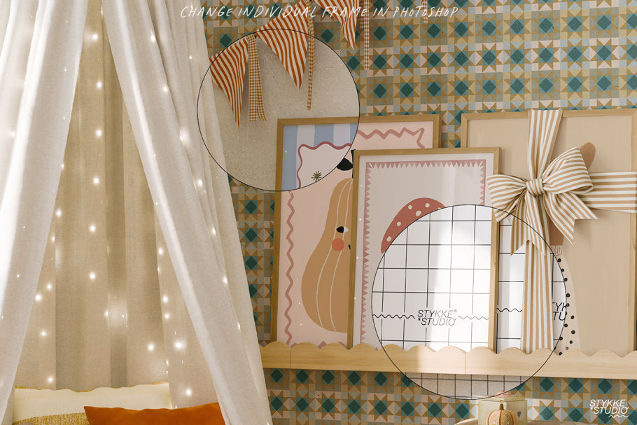 HYGGE PUMPKIN NO. 97 | Frame Mockup Set