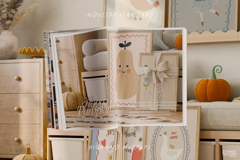 HYGGE PUMPKIN NO. 97 | Frame Mockup Set
