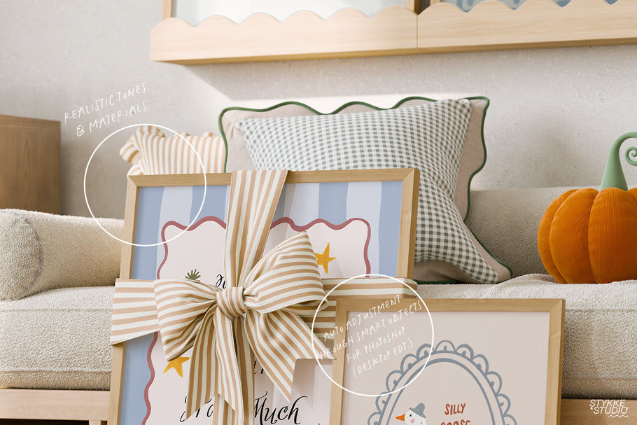 HYGGE PUMPKIN NO. 97 | Frame Mockup Set
