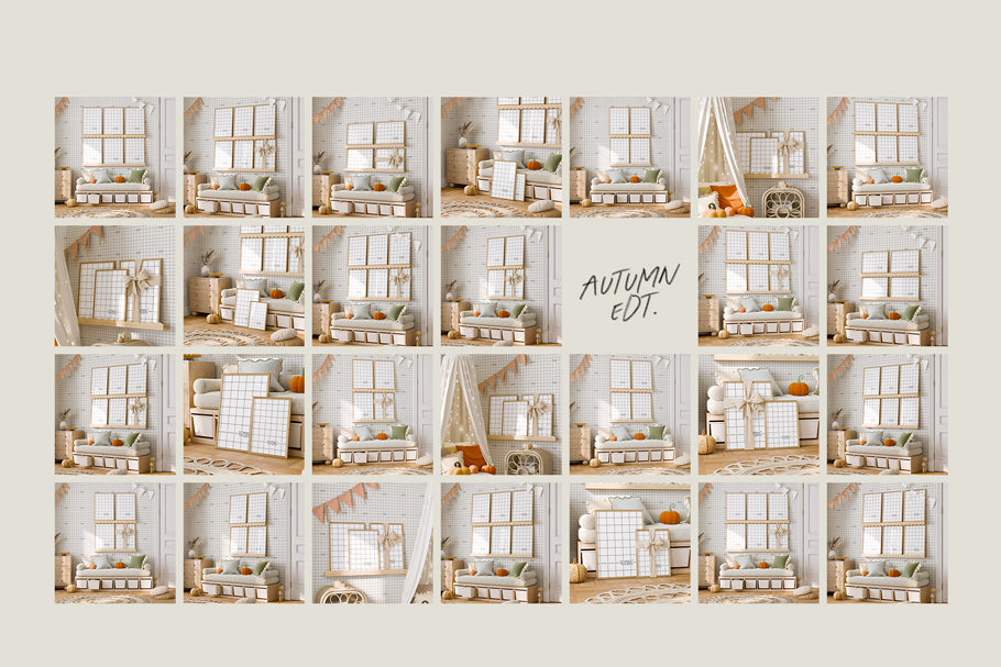 HYGGE PUMPKIN NO. 97 | Frame Mockup Set