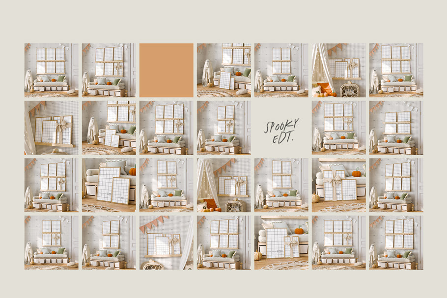 HYGGE PUMPKIN NO. 97 | Frame Mockup Set