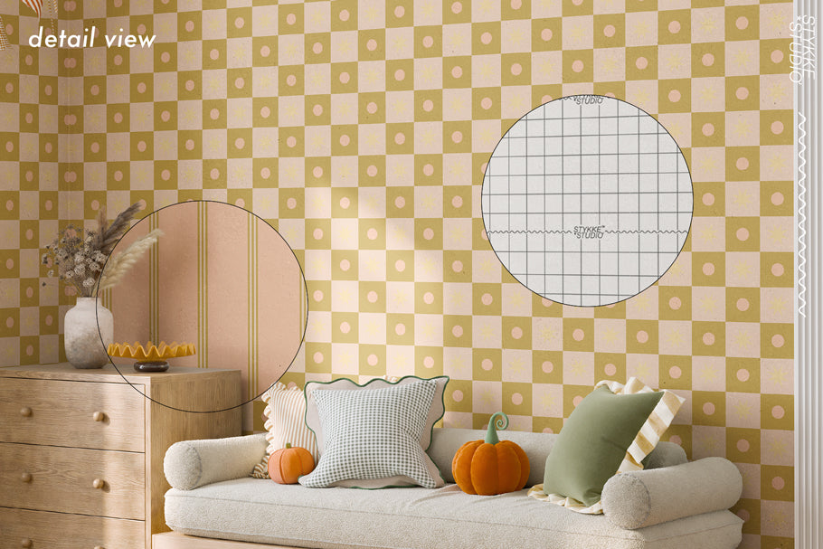 WALLPAPER MOCKUP | Hygge Pumpkin