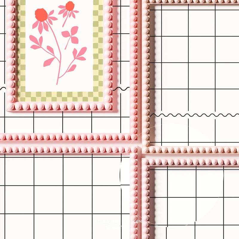Bobbin Frame No 95 | Frame Mockup 655 Pink