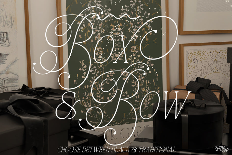 BOX & BOW NO. 98 | Festive Gallery Frame Mockup Set