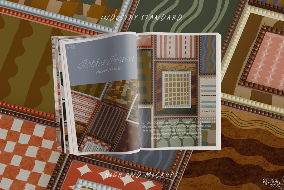 BOBBIN FRAMES NO. 95 | Frame Mockup Set