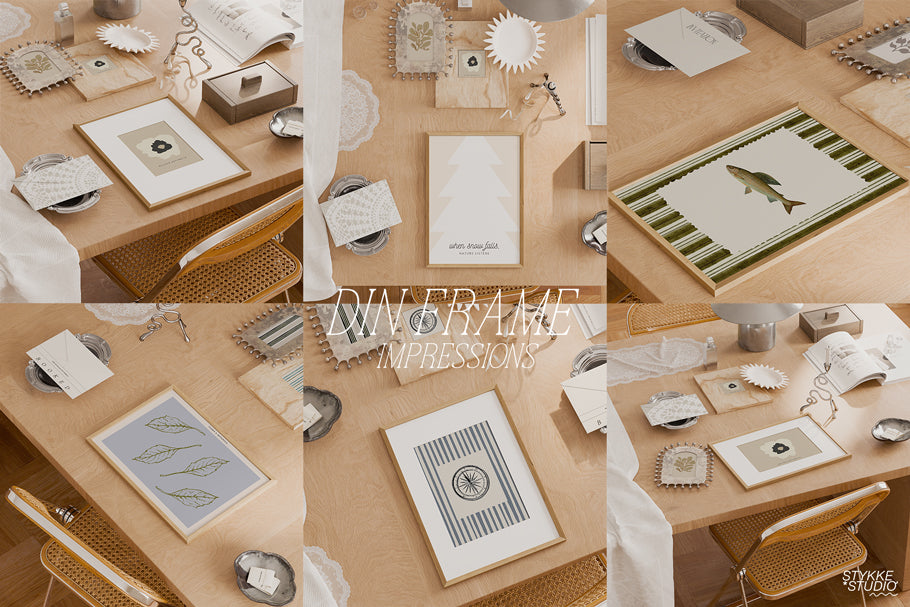 SILVER STILL NO. 101 | Frame, Poster & iPad Mockup Set