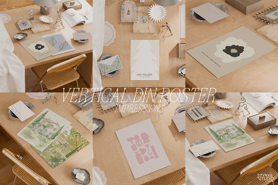 SILVER STILL NO. 101 | Frame, Poster & iPad Mockup Set