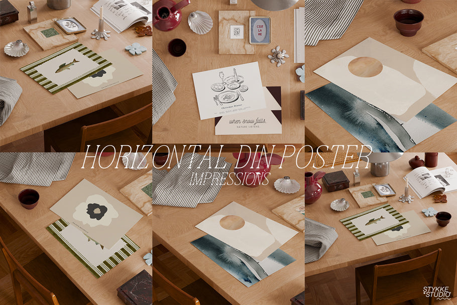 BURGUNDY STILL NO. 100 | Frame, Poster & iPad Mockup Set