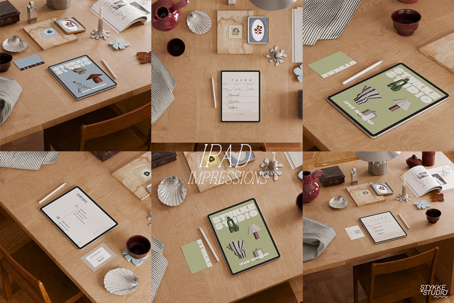 BURGUNDY STILL NO. 100 | Frame, Poster & iPad Mockup Set