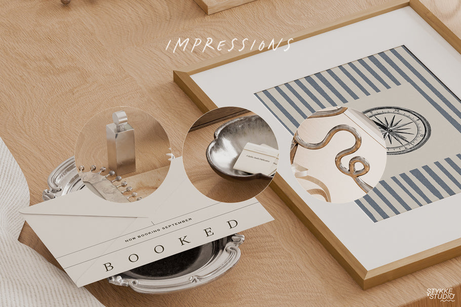 SILVER STILL NO. 101 | Frame, Poster & iPad Mockup Set