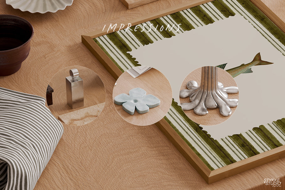 BURGUNDY STILL NO. 100 | Frame, Poster & iPad Mockup Set