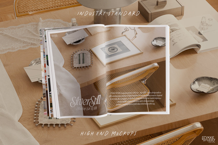SILVER STILL NO. 101 | Frame, Poster & iPad Mockup Set