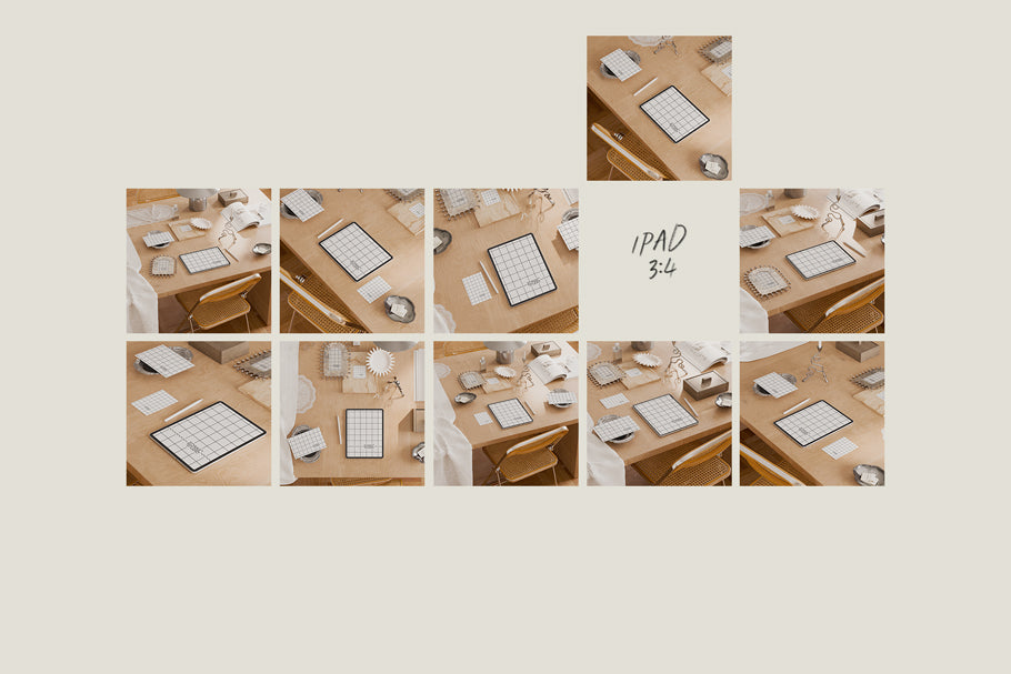 SILVER STILL NO. 101 | Frame, Poster & iPad Mockup Set