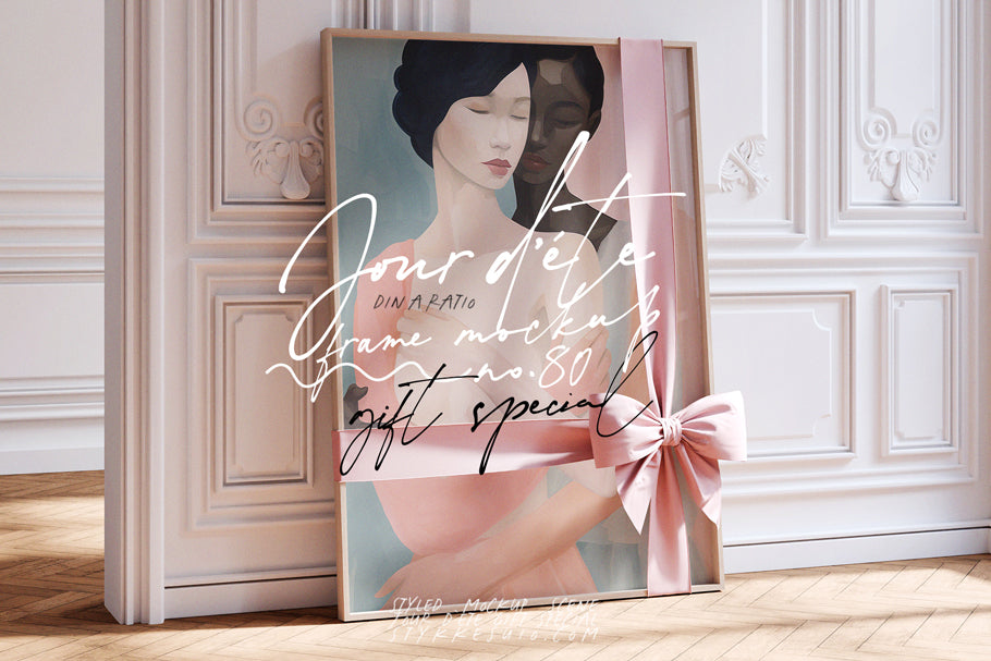 JOUR D'ÉTE GIFT SPECIAL NO. 80 | Frame Mockup Set