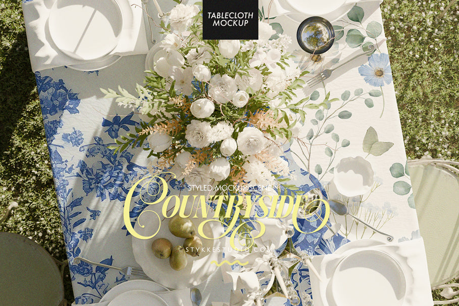 TABLECLOTH MOCKUP | Countryside