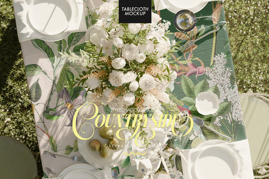 TABLECLOTH MOCKUP | Countryside