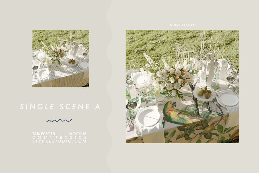 TABLECLOTH MOCKUP | Countryside