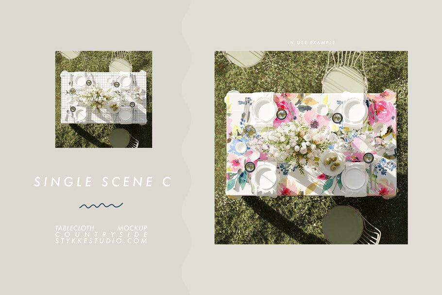 TABLECLOTH MOCKUP | Countryside