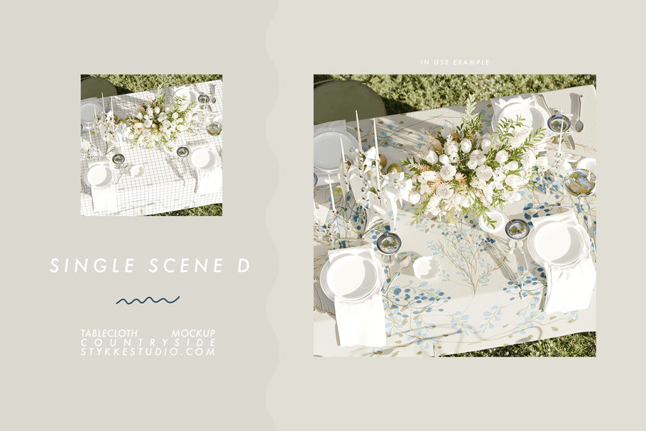 TABLECLOTH MOCKUP | Countryside