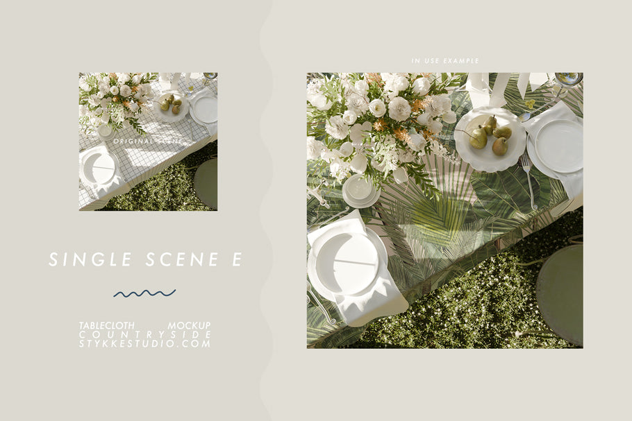 TABLECLOTH MOCKUP | Countryside