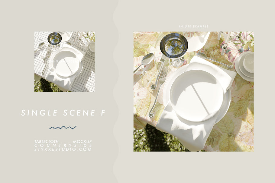 TABLECLOTH MOCKUP | Countryside