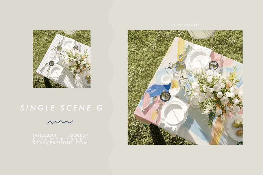 TABLECLOTH MOCKUP | Countryside
