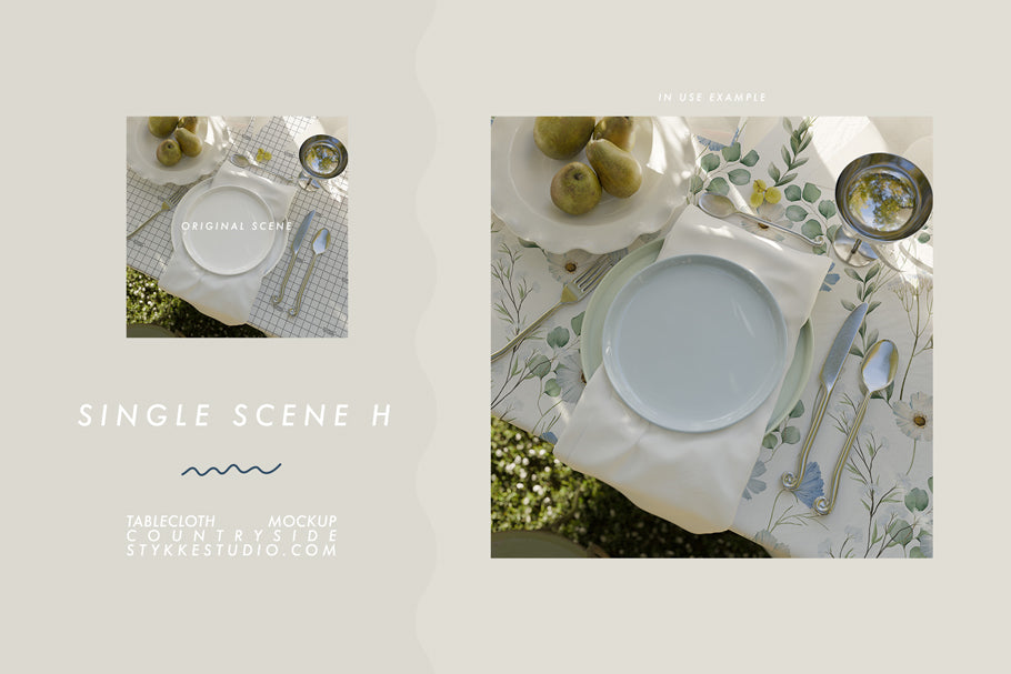 TABLECLOTH MOCKUP | Countryside