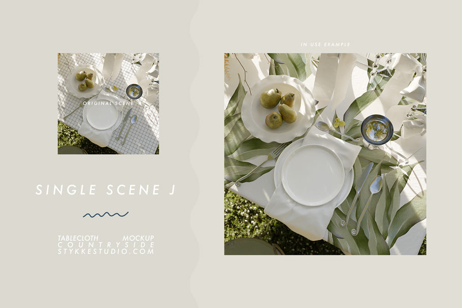 TABLECLOTH MOCKUP | Countryside