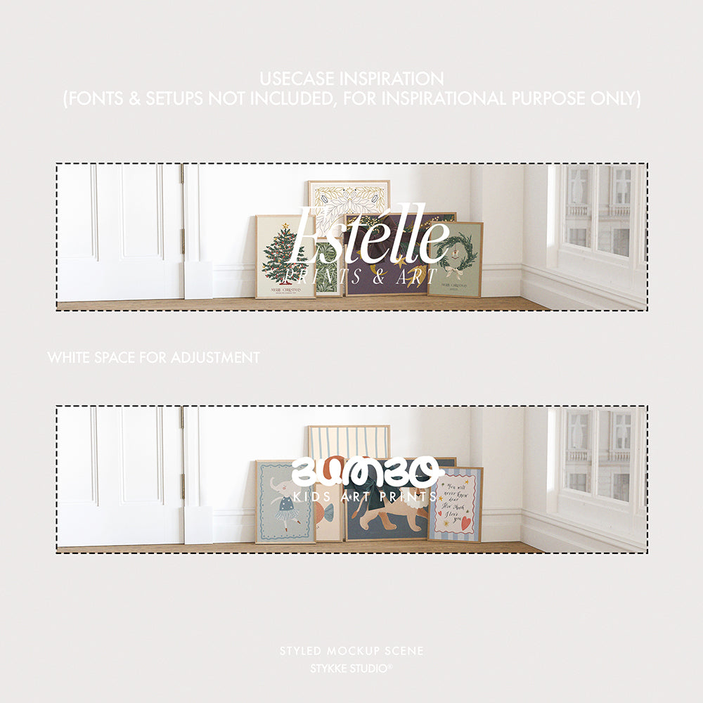 Shop Banner Mockup 11 | for Poster & Art Shops