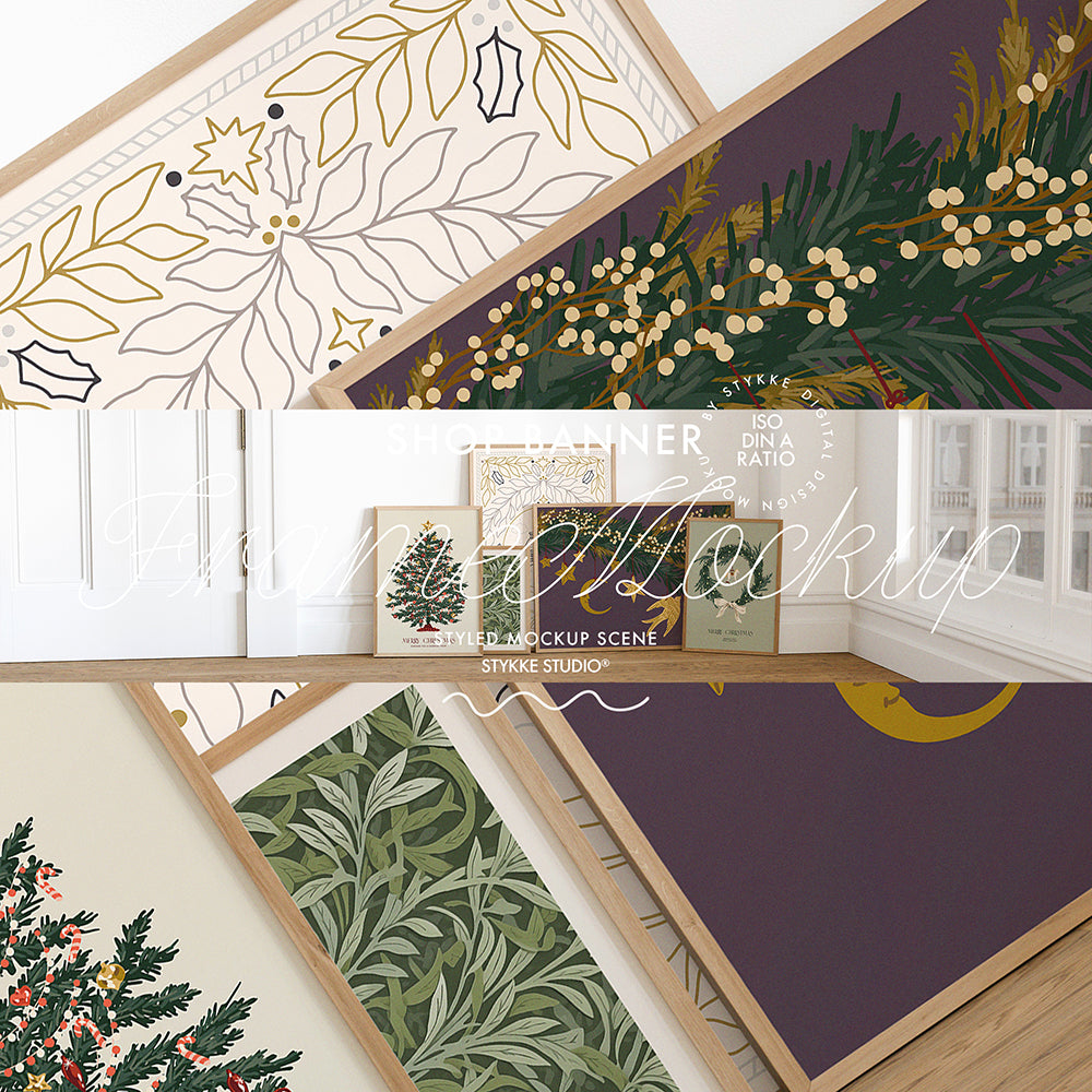 Shop Banner Mockup 10 | for Poster & Art Shops