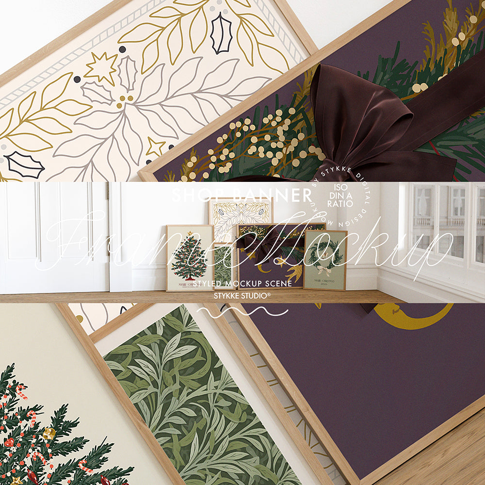 Shop Banner Mockup 11 | for Poster & Art Shops