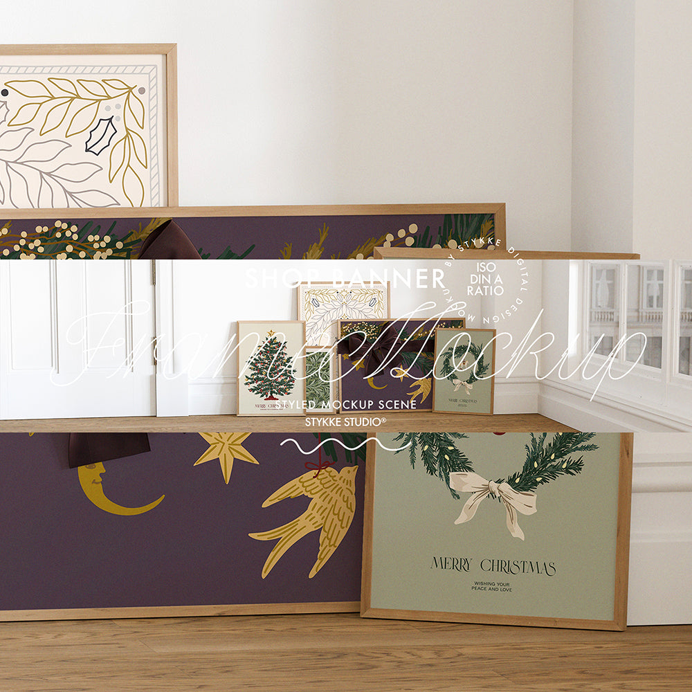 Shop Banner Mockup 11 | for Poster & Art Shops