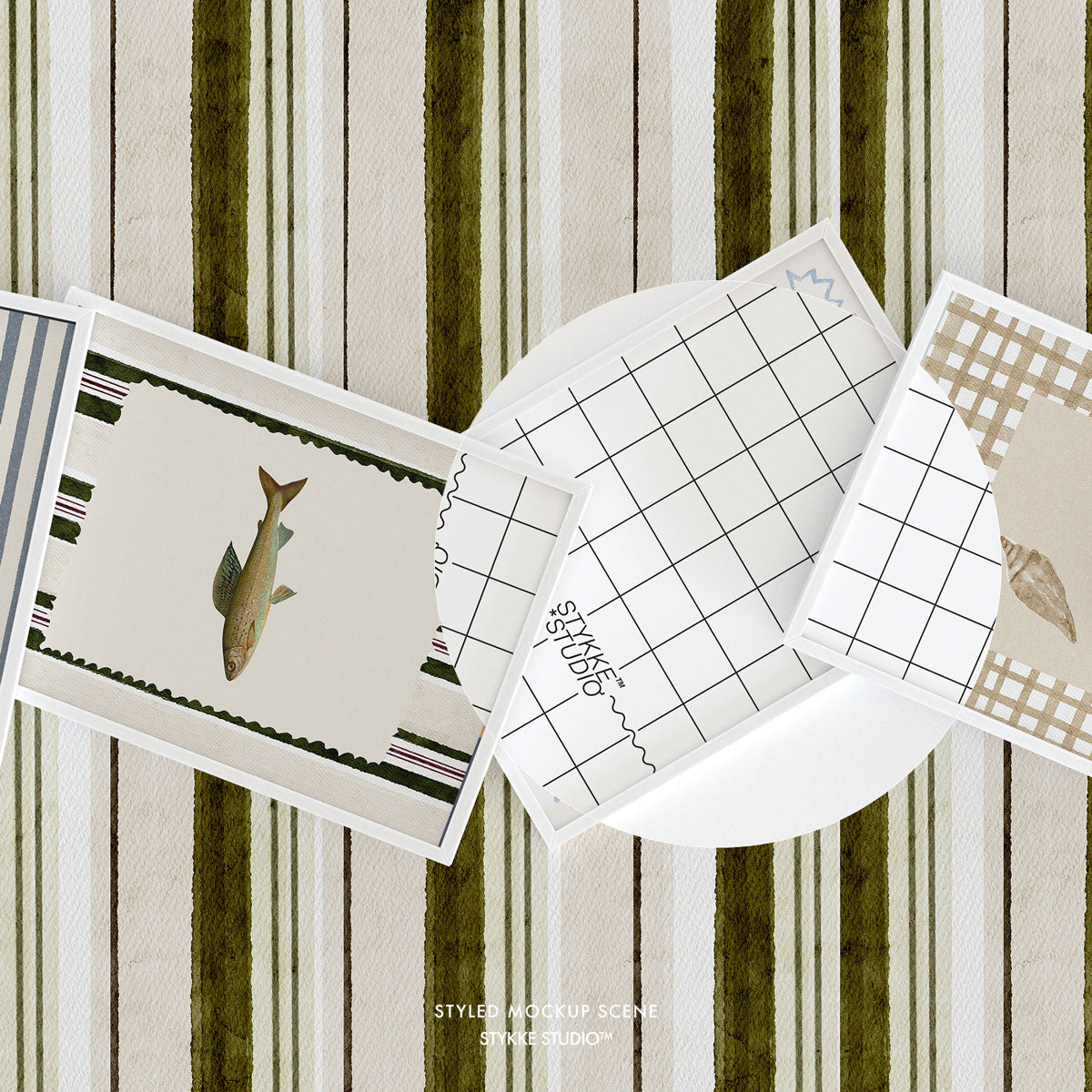 Etsy Shop Banner White Frame Mockup 09 | for Poster & Art Shops