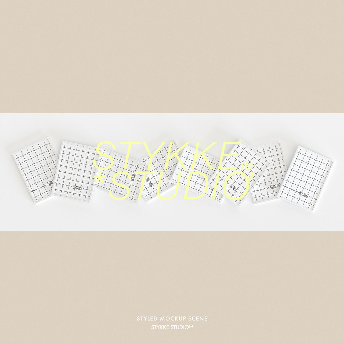 Etsy Shop Banner White Frame Mockup 09 | for Poster & Art Shops